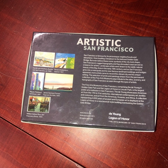 Artistic San Francisco 20 blank greeting cards with envelopes 5x7” - Picture 2 of 5
